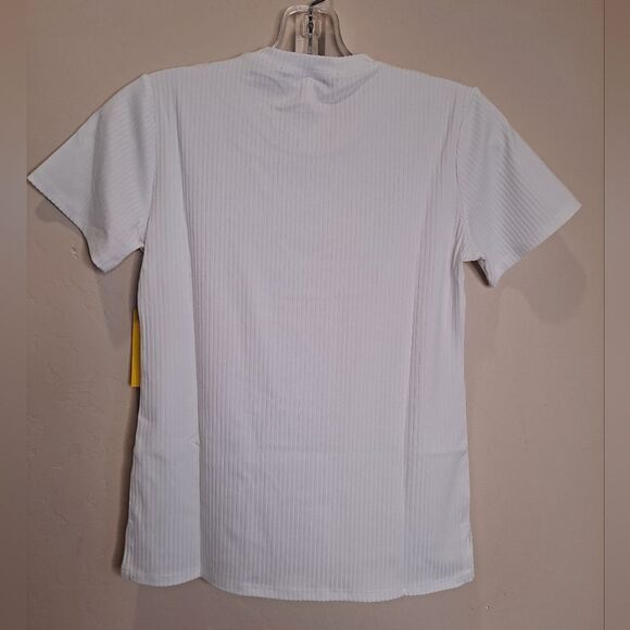 EleVen by Venus Williams Women's Love to Love Rib Tee Medium - Picture 5 of 7